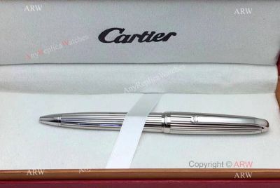 For Sale Cartier Dandy Silver Ballpoint Pen Newest Replica